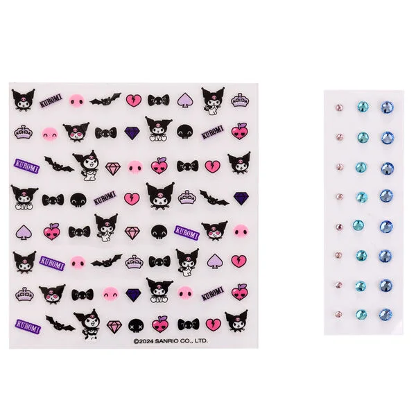 Hello Kitty Kuromi Nail Stickers Blister
